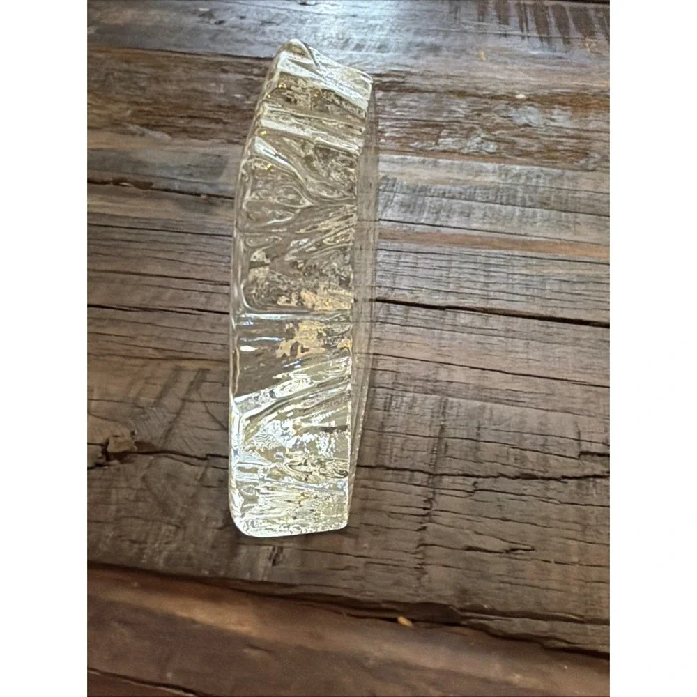 Vintage Little Gallery by Hallmark Lead Crystal Austria Paperweight Life Flower